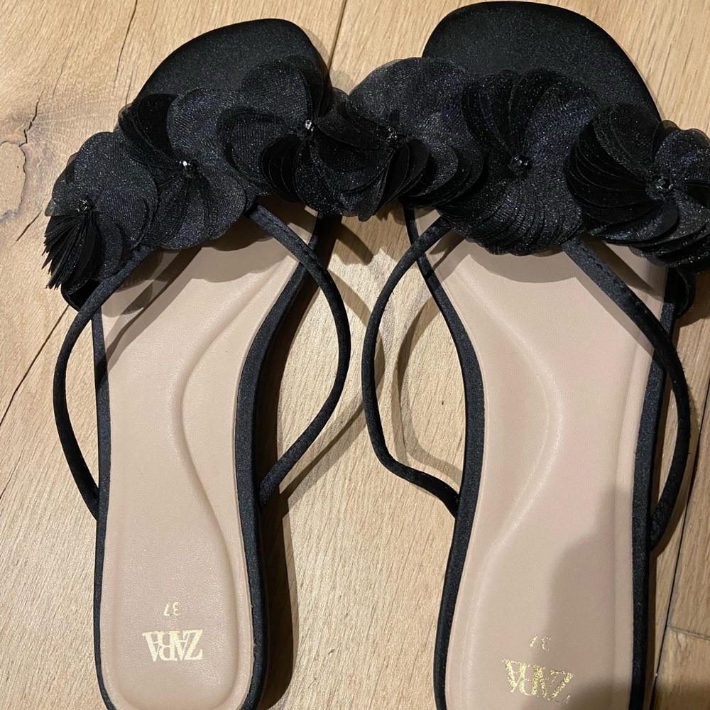 Zara Black Women's Sandals